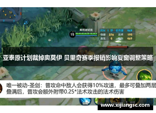 亚泰原计划裁掉奥莫伊 贝里奇赛季报销影响夏窗调整策略